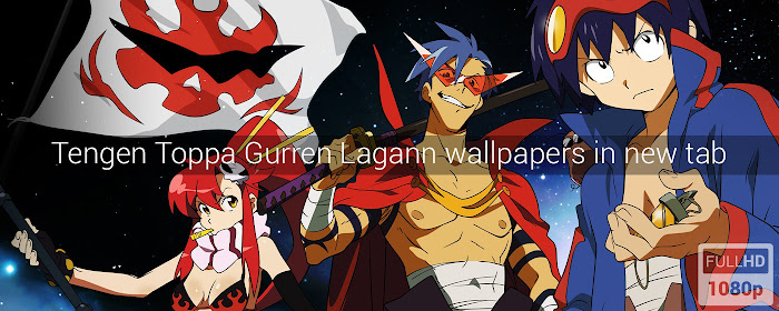 Gurren Lagann Wallpapers New Tab marquee promo image