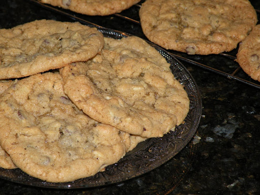 Fresh baked Potato Chip Chocolate Chip Cookies!