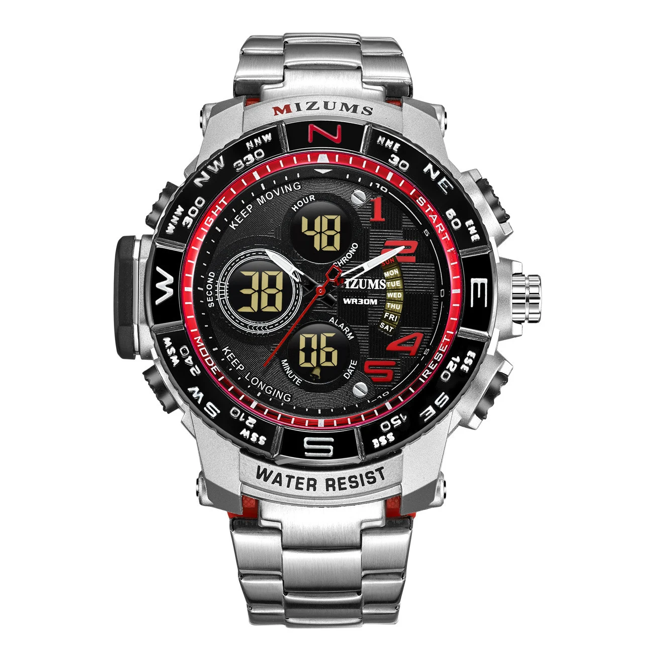 Title 2, Montre numérique sport pour homme avec bracelet...