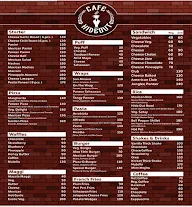 Cafe HideOut menu 1