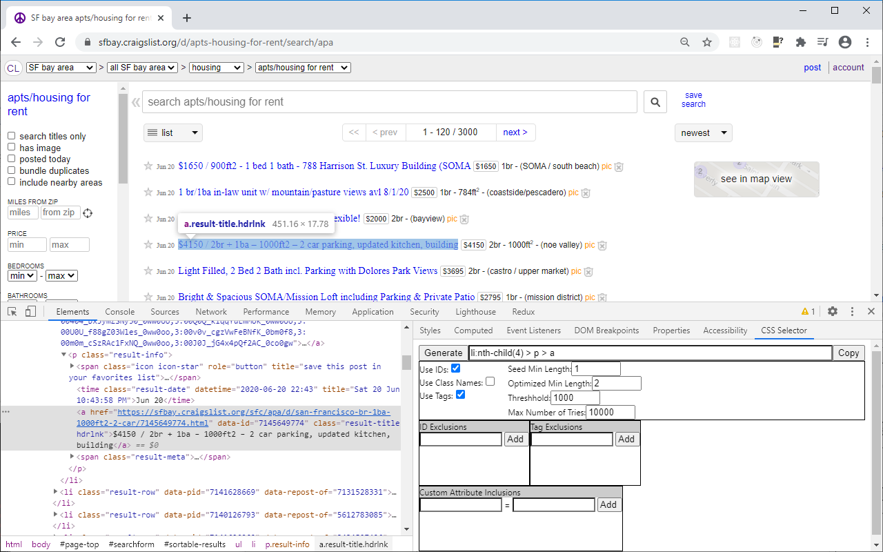 CSS Selector Finder for Chrome Devtools Preview image 4