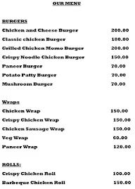 Sinclair's Barbeque menu 3