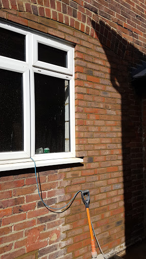 brick up doorway with weather point finish