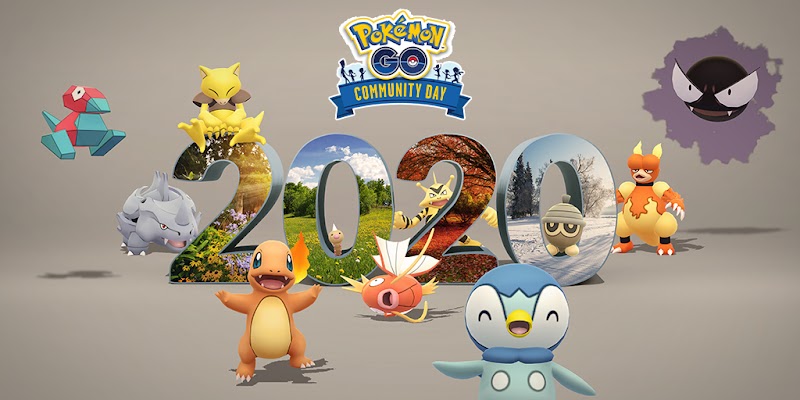 Celebração das Festas do Pokémon GO 2020 com Pokémon temáticos de