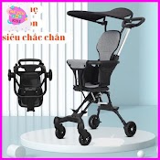 (Miễn Phí Vận Chuyển)( Loại 1) Xe Đẩy Cho Bé , Xe Đẩy Gấp Gọn Em Bé Đi Du Lịch Đủ Màu, Xoay 2 Chiều Tặng Kèm Đệm Lót.