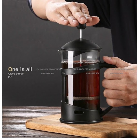 [ Lock&Lock ] Bình Pha Trà Cafe French Press Lock&Lock, 800Ml - Llg018