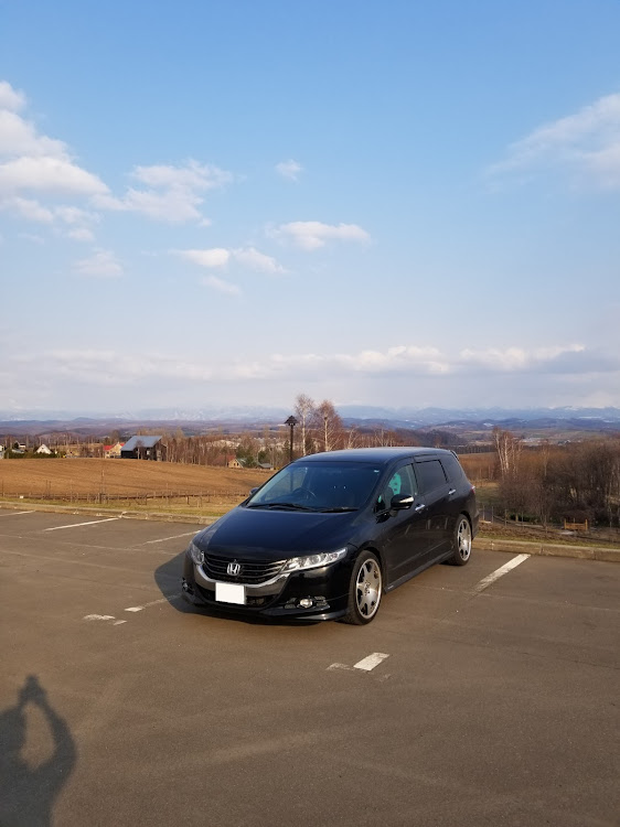オデッセイの北海道・HONDA・記念撮影に関するカスタム事例の投稿画像1枚目