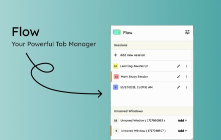 Flow - Tab Manager small promo image