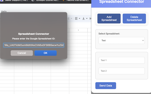 Spreadsheet Connector