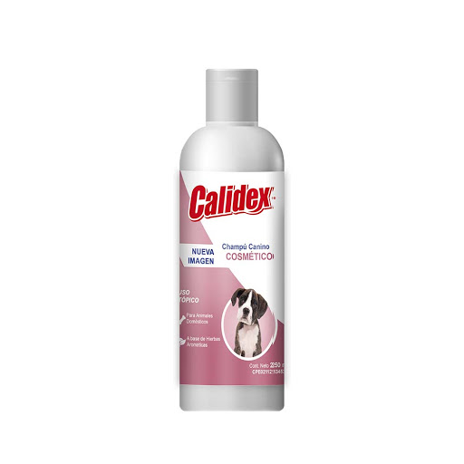 Champu Para Mascotas Calidex Cosmetico Cachorros 250Ml  
