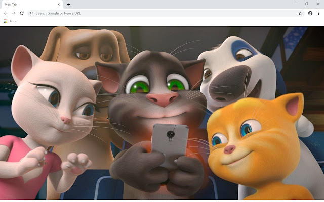 My Talking Tom Wallpapers and New Tab