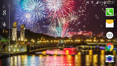 Android application 2017 New Year Live Wallpaper screenshort