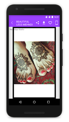 Beautiful Legs Mehndi Design