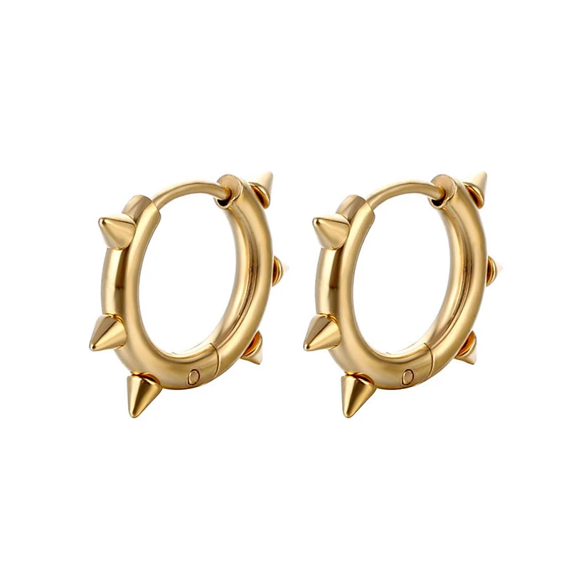 Boucles d'oreilles femme en acier inoxydable, mode et élégance. Durables, hypoallergéniques et résistantes à l'eau, parfaites pour toutes occasions.