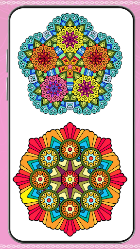 Screenshot Mandala Color by Number Book