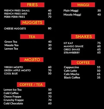 3C Burger menu 