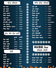 New Pyasa Rush Inn Family Resto Bar menu 2