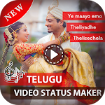 Cover Image of Download My Photo Telugu Lyrical Video Status Maker 1.0 APK