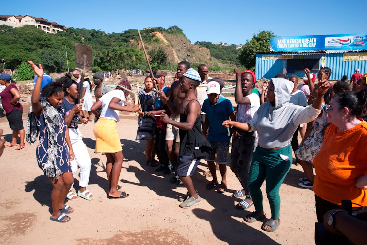 Residents of the Quarry Road informal settlement in Durban took to the streets on Thursday, blocking the highway with steel road barriers, after they said they were evicted from the school where they were temporarily housed following the floods.