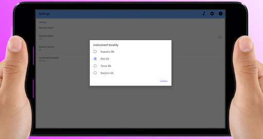 Saxophone Fingering Chart