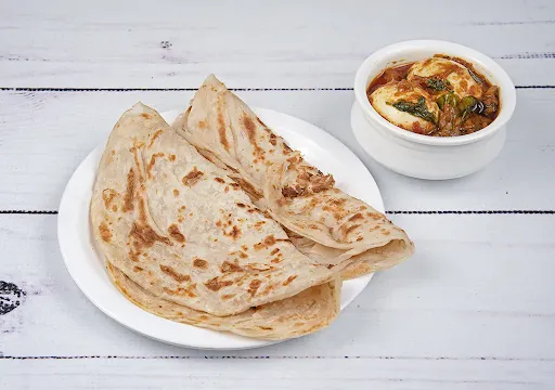 Egg Curry With Parotta Combo