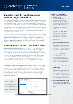 Tenable Attack Path Analysis (APA)