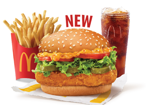 McSpicy Deluxe Chicken Burger Combo