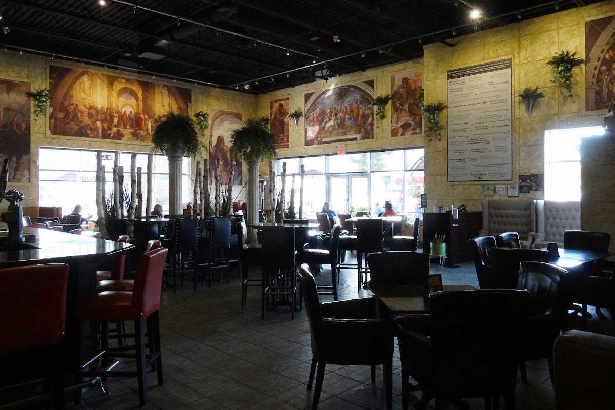Ancaster Symposium Cafe Restaurant interior dining room for full service dining
