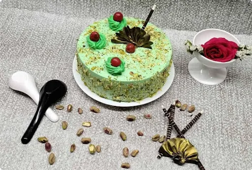 Pista Flavoured Cake