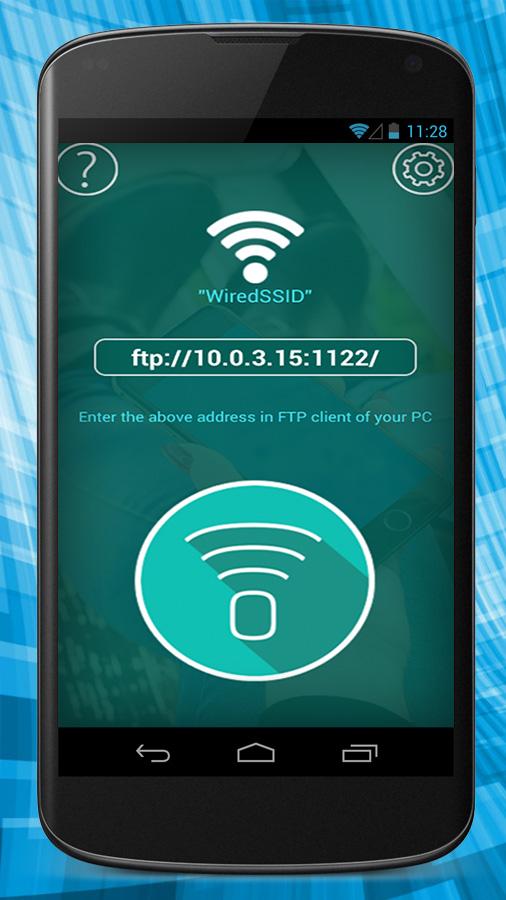 Speed WIFI Transfer File Screen 2
