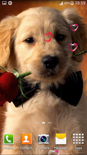 How to install Puppy Live Wallpaper 7.2 mod apk for bluestacks