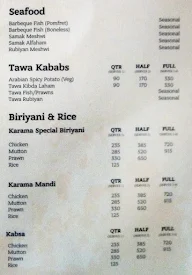 Karama Restaurant menu 6