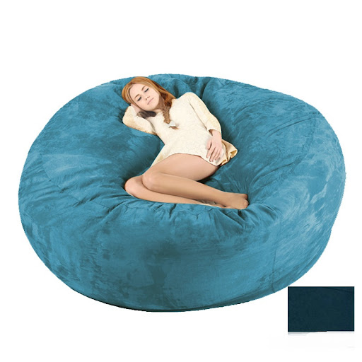 Title 6, Oversized 7FT Lazy Sofa Bean Bag Chair Ultimate...