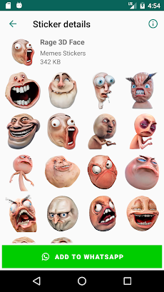 Troll Face Memes Stickers pack for WhatsAppのおすすめ画像2