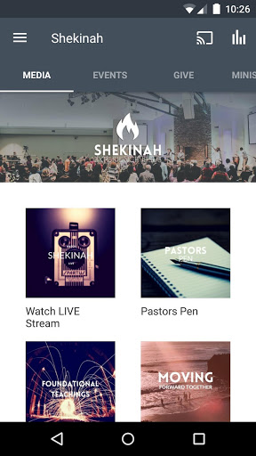Screenshot Shekinah Church