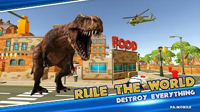 Dino Sim Dinosaur Simulator City Rampage Apps On Google Play - roblox dinosaur simulator top 4 skins that didnt get released on dino sim