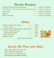 Healthizza menu 3