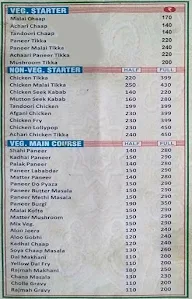 24 Seven Tawa & Tandoor menu 1