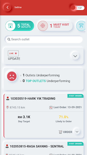 Screenshot Sellina For Mars