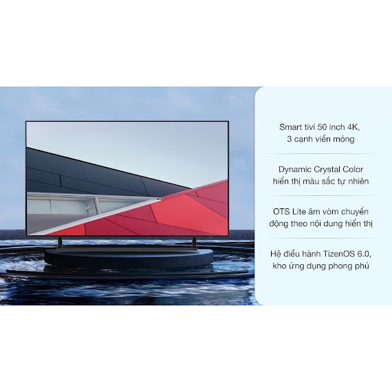 Smart Tivi Samsung 4K Crystal Uhd 50 Inch Ua50Au9000 - Điện Máy Tồn Kho