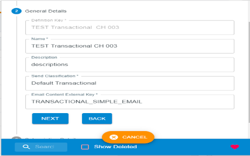 SFMC Transactional API GUI