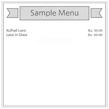 Munesh Lassi Wale menu 