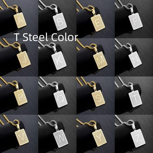 Dames Letter Fashion RVS Hanger Ketting. Maak je look compleet met deze stijlvolle en gepersonaliseerde ketting, perfect voor dagelijks gebruik.