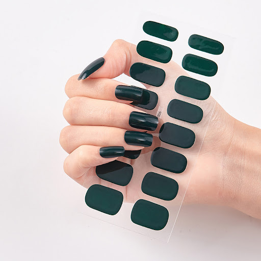 Title 6, Color Letter Nail Stickers, Full Nail Art Stick...