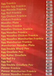 Mayank Egg Frankie Center menu 1