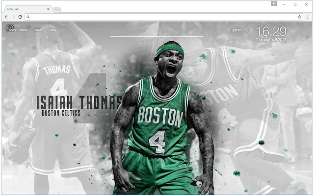 Download Sacramento Kings Isaiah Thomas Digital Cover Wallpaper