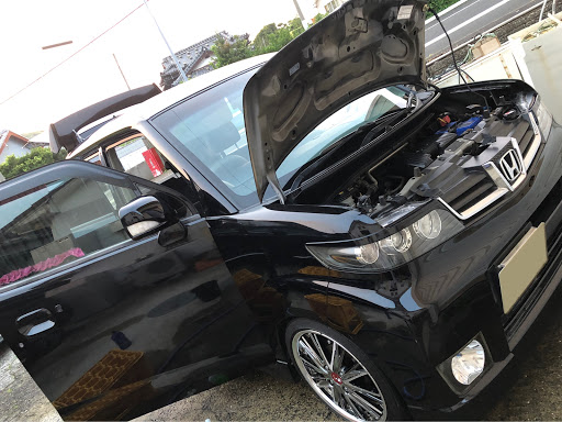 ホンダ ゼストスパークを華麗にカスタム By Rrr 05 17 久しぶりの洗車ー 未塗装樹脂コーティング 明日は雨 ﾉd Cartune
