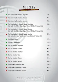 Chopstick City - Sayaji Hotel menu 6