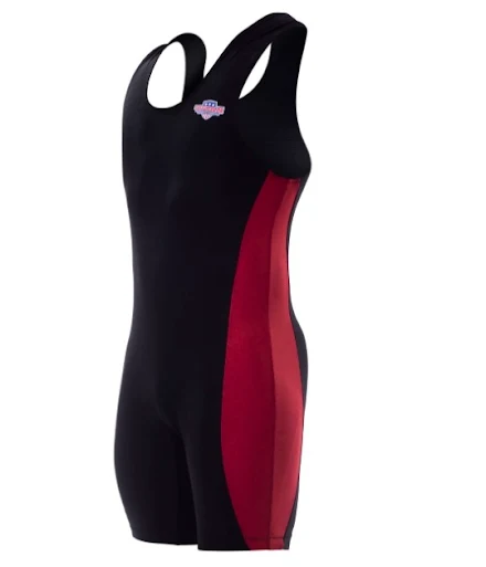 Titan Triumph Singlet Svart Röd - Medium