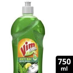 Vim Dishwash Anti Smell Liquid - Pudina - 750 ml